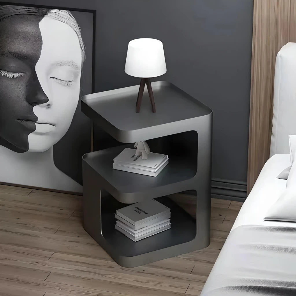 Modern Minimalist Geometric Metal Coffee Table - DSARD