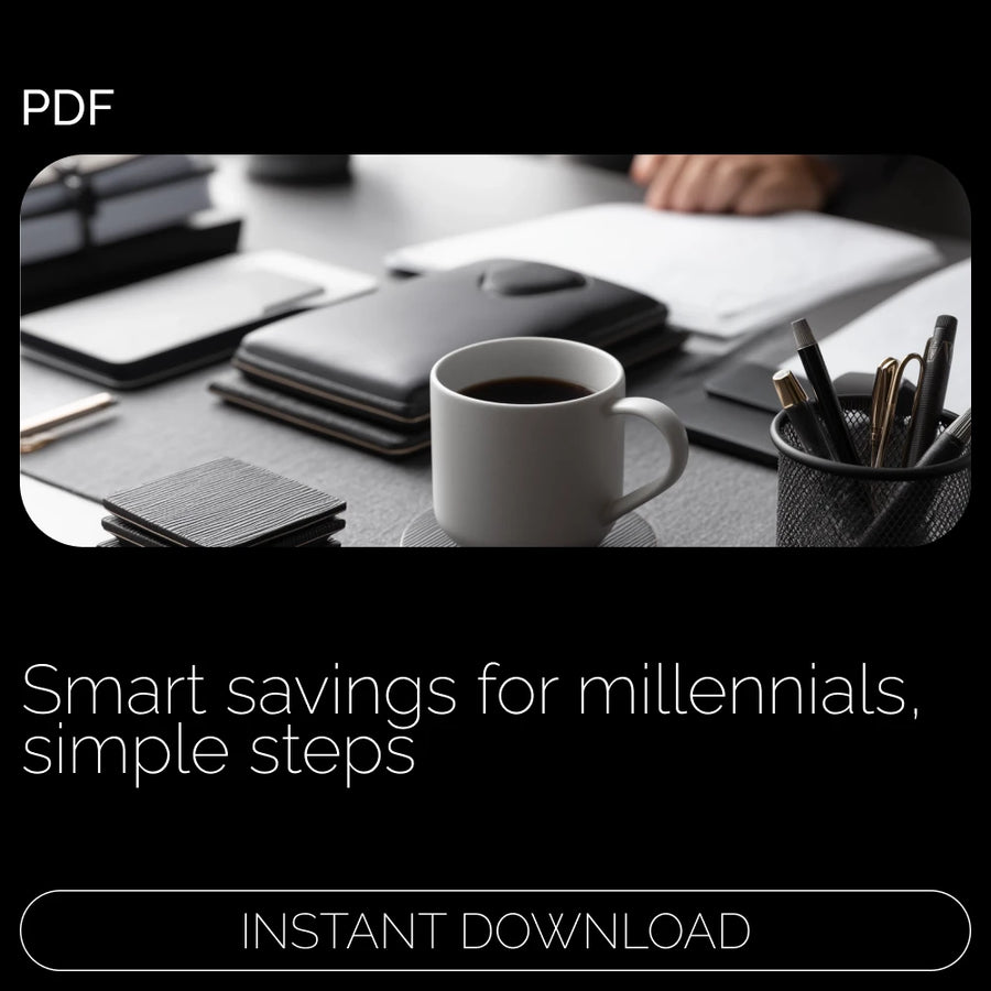 Small Steps, Big Impact: A Millennial’s Guide to Micro-Saving | Digital Download Ebook for Financial Growth