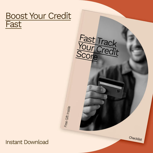 Fast Track Your Credit Score – Printable Credit Repair Checklist for Beginners | How to Improve Your Credit Score Fast | Instant Download