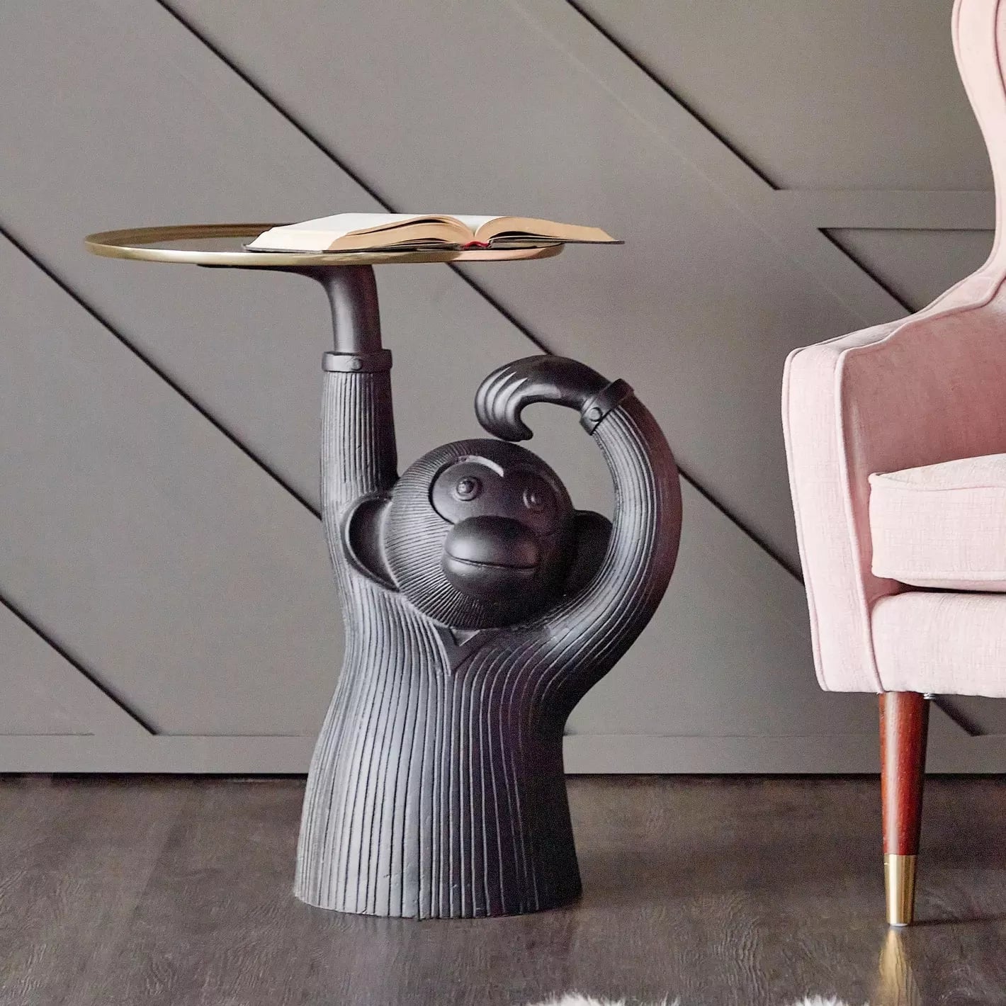 DSARD Luxury Modern Monkey Tray Coffee Table Sculpture
