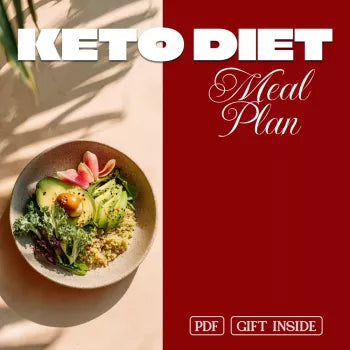 Keto Diet Meal Plan Checklist for Women | Printable Low-Carb Keto Planner | Digital Download for Beginners