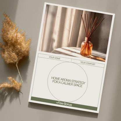Home Aroma Strategy for a Calmer Space | Printable Guide | Digital Download for Stress Relief, Home Scent Planning, Essential Oil Routine, and Mindful Living