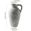 Vintage Handmade Ceramic Vase 12 Inch