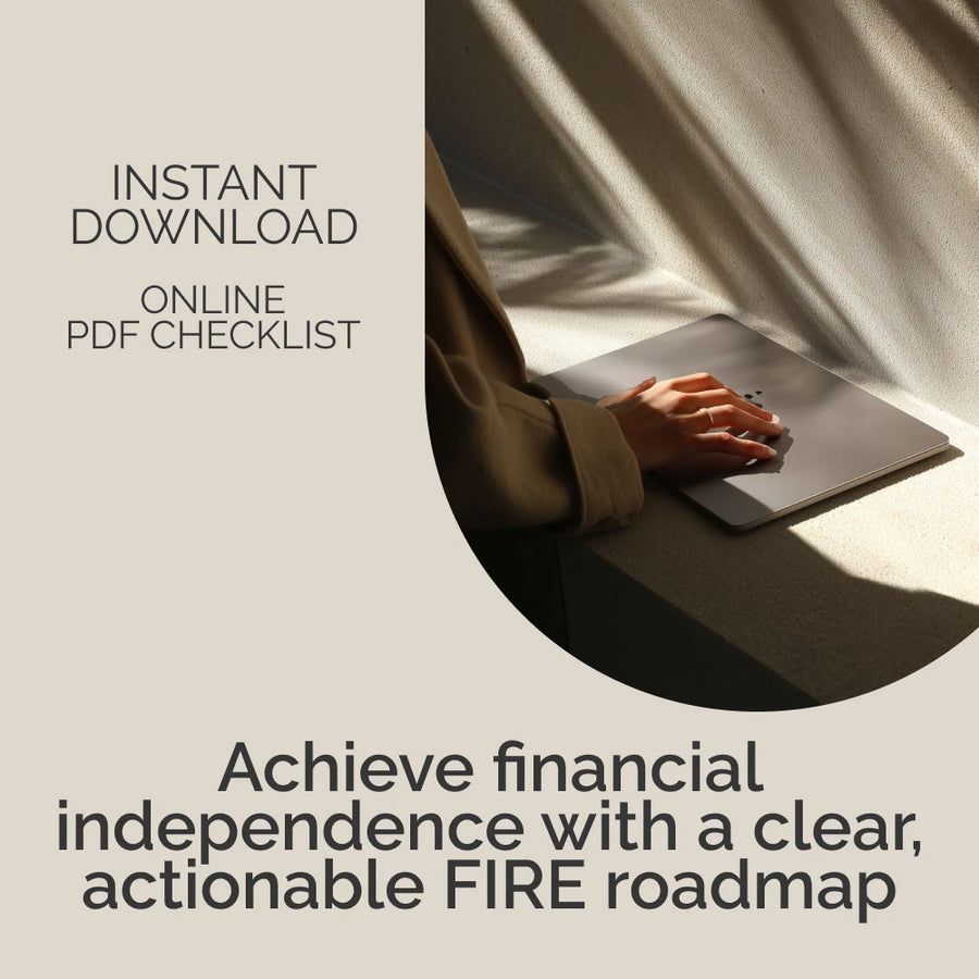 Your Ultimate FIRE Checklist | Financial Independence Guide, Early Retirement Planner, FIRE Number Workbook, Intentional Spending & Investing Strategy Digital Download