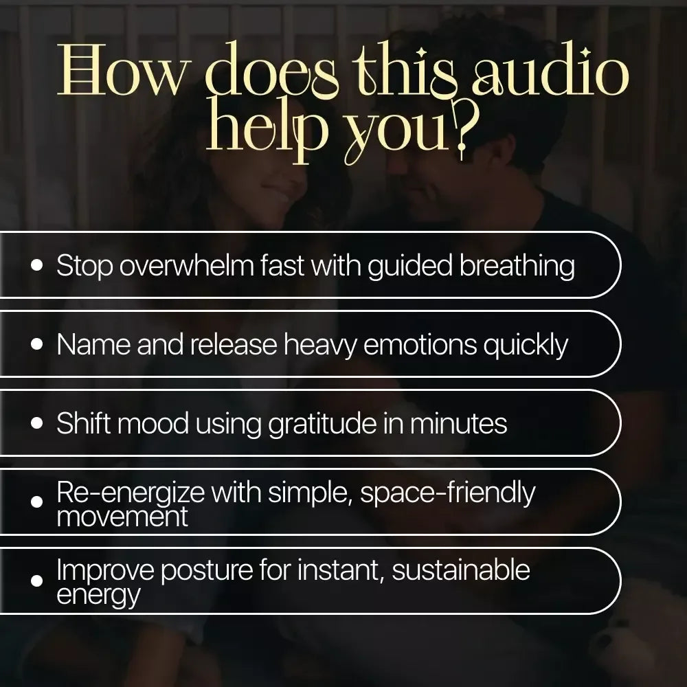 5-Minute Reset for Exhausted Parents (3 in 1) | Audio Course | Mindfulness Breathing, Emotional Reset & Energy Boost - DSARD