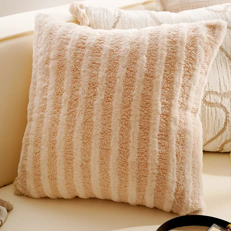 Cream Tassel Throw Pillow Cover 12×20/18×18 Inch – Boho Decorative Cushion - DSARD