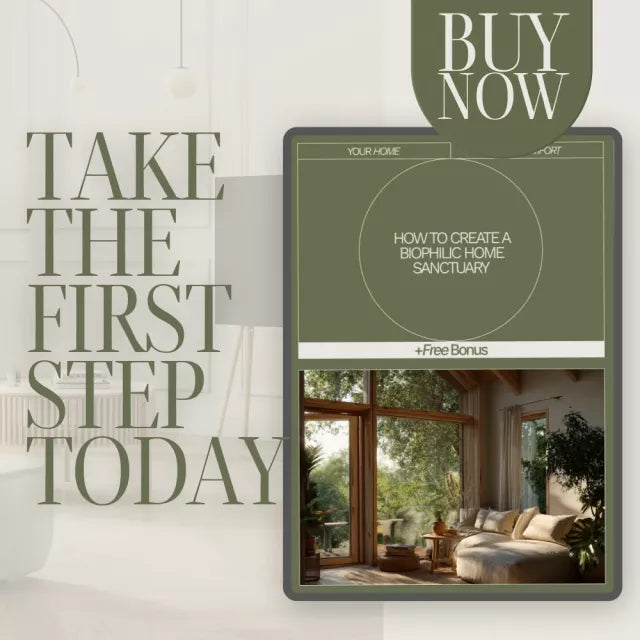 How to Create a Biophilic Home Sanctuary | Digital Download Checklist | Nature-Inspired Home Décor Guide for Calm, Wellness & Mindful Living