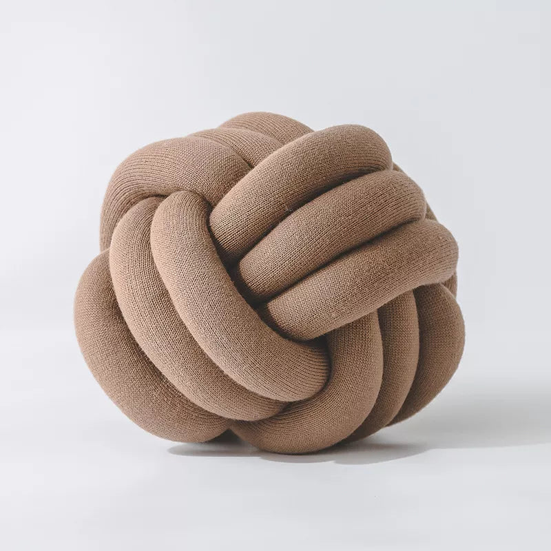 DIY Knot Pillow Ball – Oversized Soft Cushion for Home & Pets