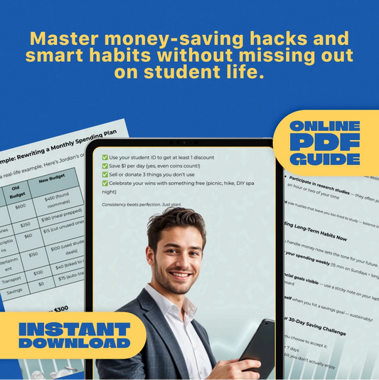 Broke But Brilliant: The Smart Student’s Guide to Saving Money Without Missing Out | How Can I Save Money As a Student | Budget eBook, Student Money Guide, Digital Download