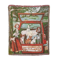 Boho Dog Blanket Throw for Sofa, Bed & Outdoor Adventures