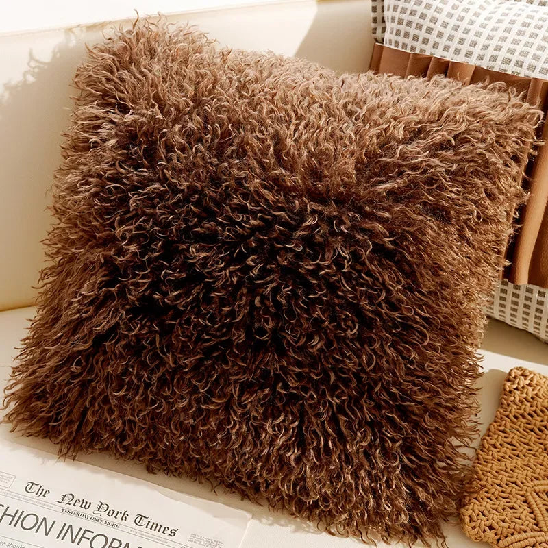 Cream Tassel Throw Pillow Cover 12×20/18×18 Inch – Boho Decorative Cushion - DSARD