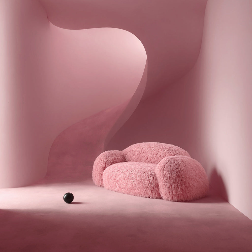 Modern Nordic Plush Sofa Chair - DSARD
