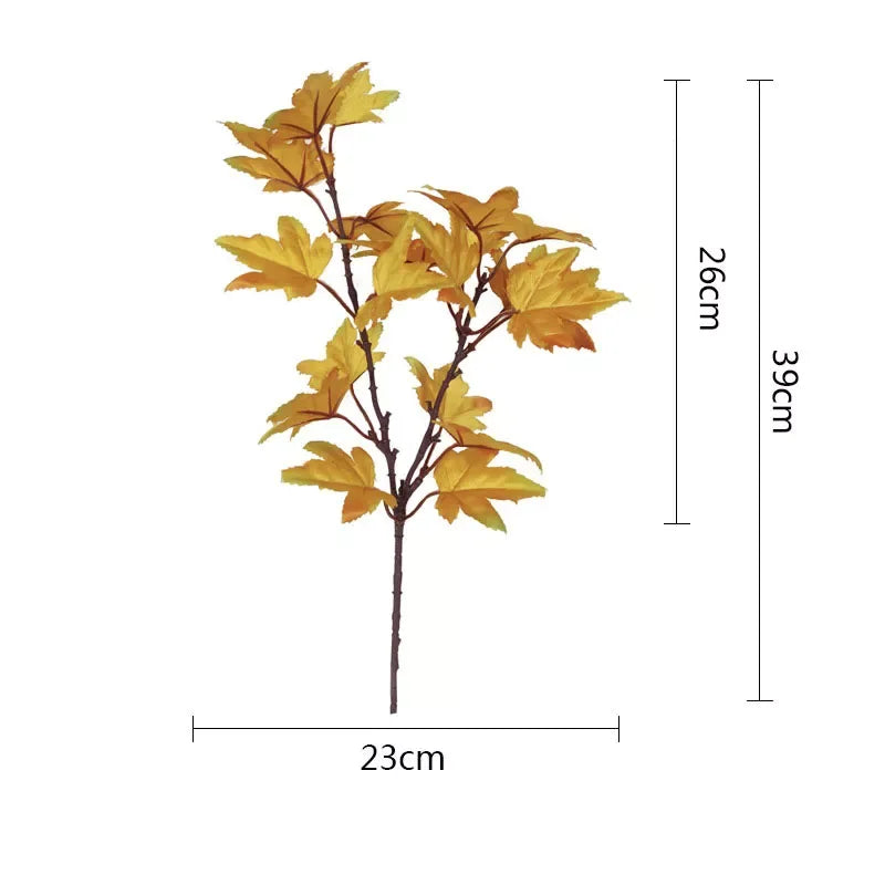 Artificial Maple Leaf Garland – Autumn Harvest & Thanksgiving Décor - DSARD