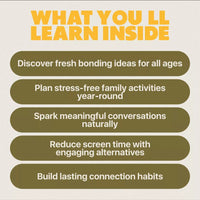 Stronger Together: Family Bonding Pack | Digital Family Activities Guide for Kids & Parents | Printable At-Home & Outdoor Connection Activities | Family Time Checklist & eBook