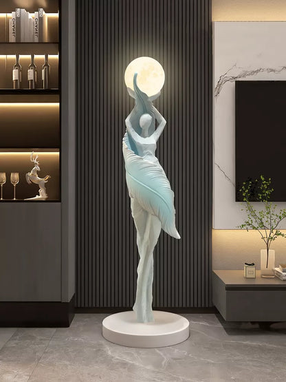 Abstract Girl Figure Sculpture