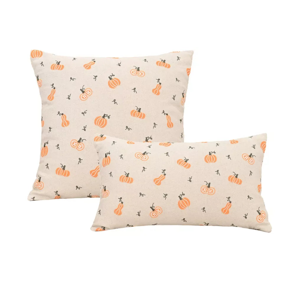 Embroidered Pumpkin Pillowcase – Festive Autumn Decor - DSARD