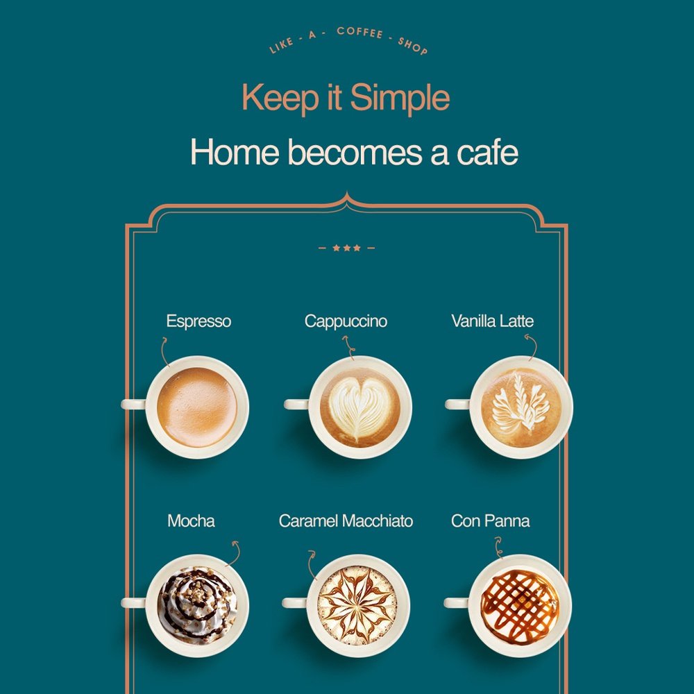 DSARD Deluxe Semi-Automatic Espresso Coffee Maker with Steam Milk Frother