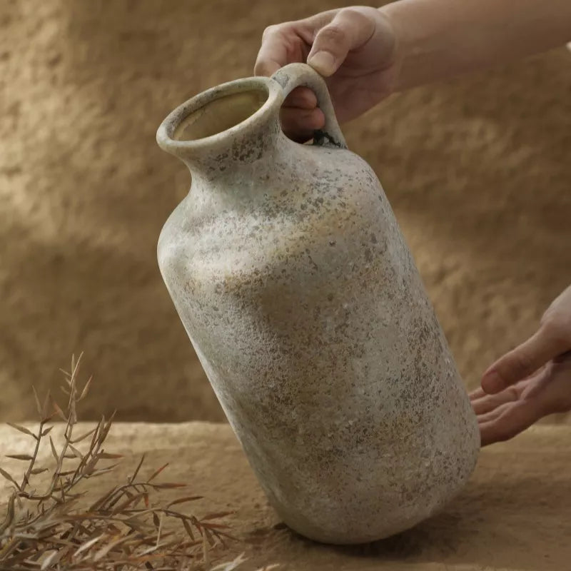 Vintage Handmade Ceramic Vase for Flowers