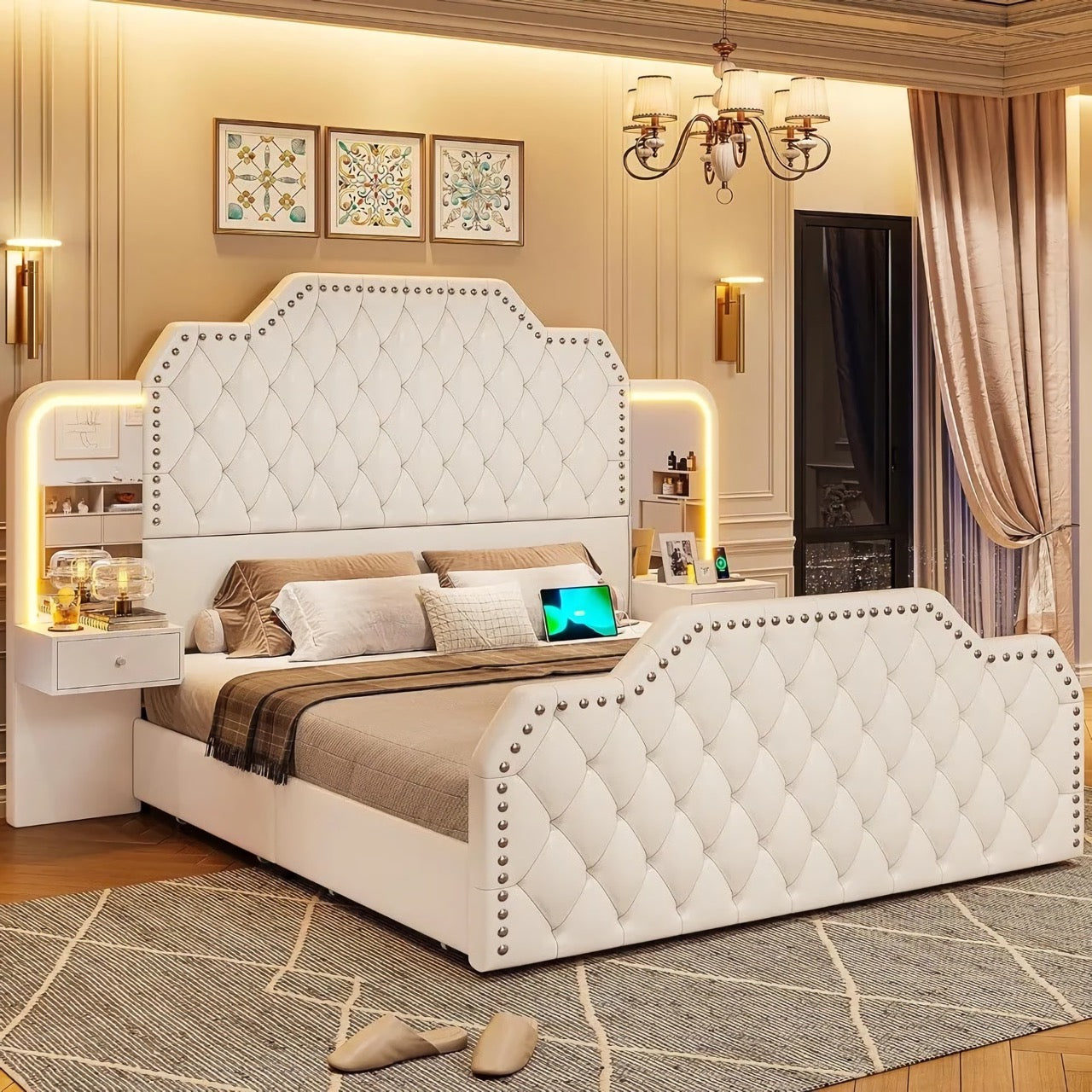 Queen Size Platform Bed Frame - DSARD