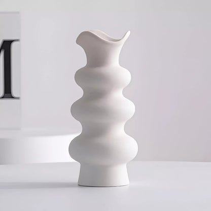 Modern White Ceramic Vase