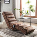 Modern Ergonomic Chaise Lounge with Massage & Recliner Function for Indoors - DSARD