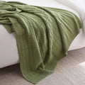Thick Knitted Wool Cover Blanket – Stylish and Multifunctional