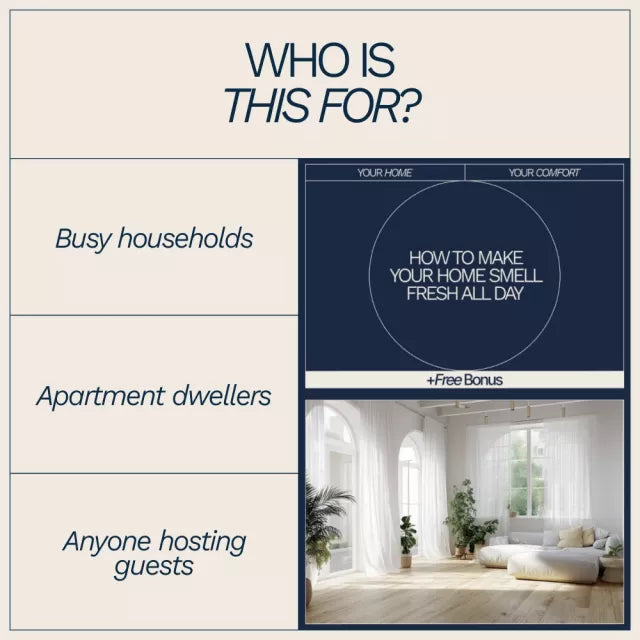 How to Make Your Home Smell Fresh All Day – Practical eBook Guide for Clean, Inviting Spaces | Simple Daily Routines & Smart Solutions