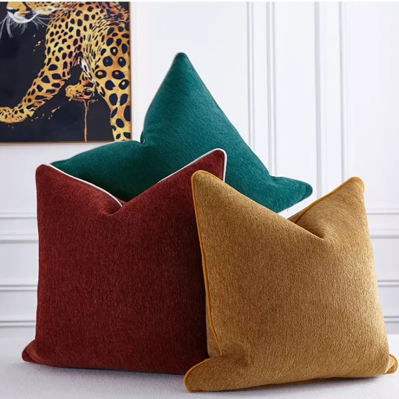 Luxury Chenille Holiday Pillow Covers