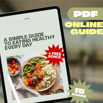 A Simple Guide to Eating Healthy Every Day | Digital Healthy Eating Guide, List of Healthy Foods, eBook for Meal Planning, Nutrition Tips & Checklist