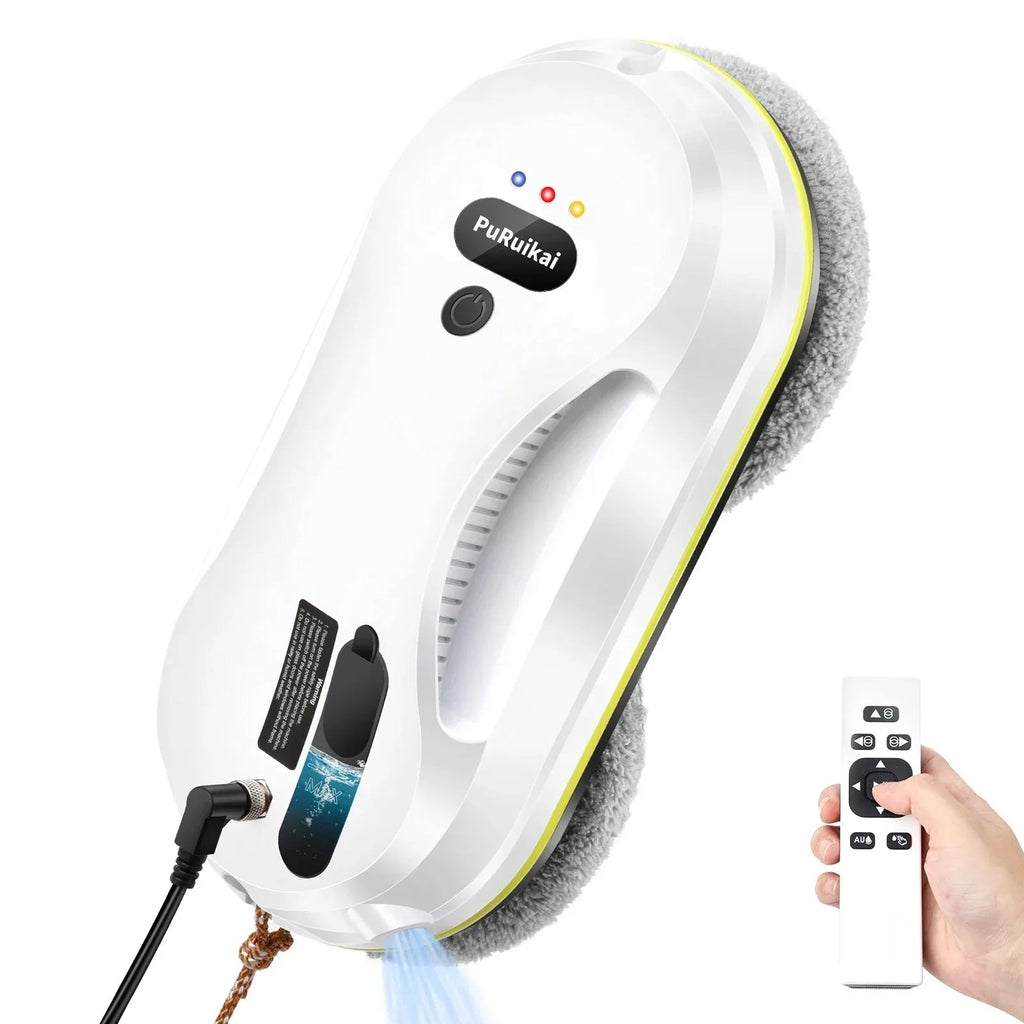 Automatic Window Cleaning Robot with Remote Control & Electric Glass Wiper - DSARD