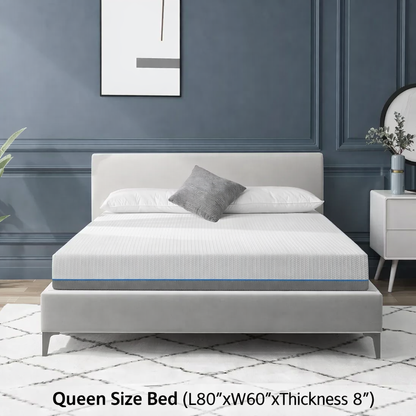 Gel-Charcoal Infused Memory Foam Mattress – Comfort King/Queen/Full/Twin Sizes - DSARD