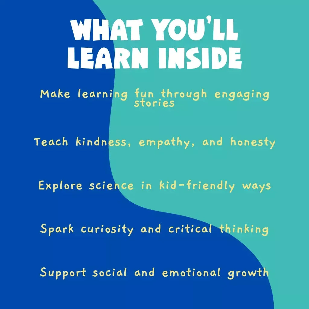 Educational Storybook for Growing Minds | Kids eBook | Digital Download | Imaginative Stories with Lessons | Learning Story Collection PDF - DSARD