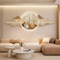 Nordic LED Wall Art – Modern Landscape Lighted Hanging Décor