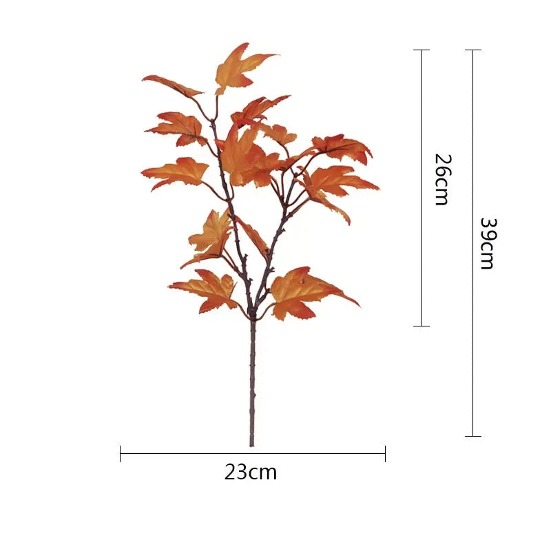 Artificial Maple Leaf Garland – Autumn Harvest & Thanksgiving Décor - DSARD