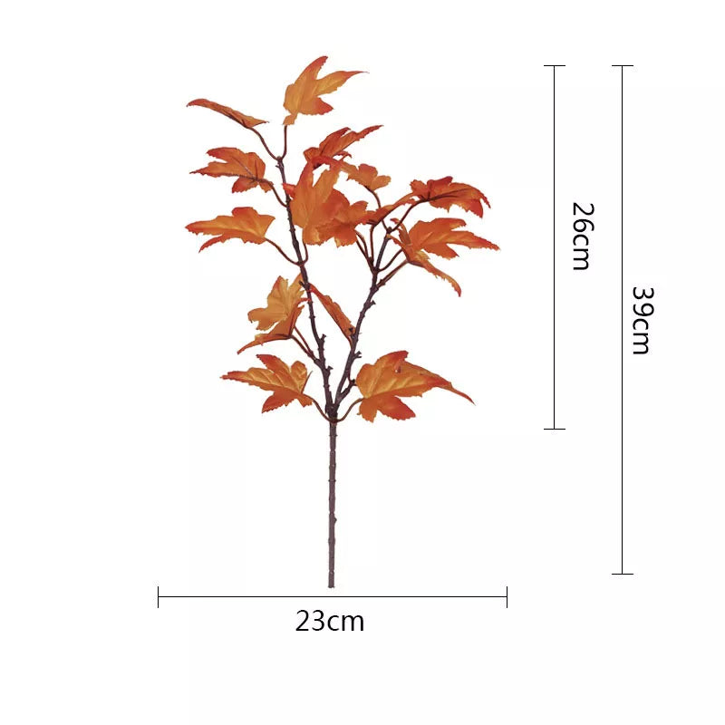 Artificial Maple Leaf Garland – Autumn Harvest & Thanksgiving Décor