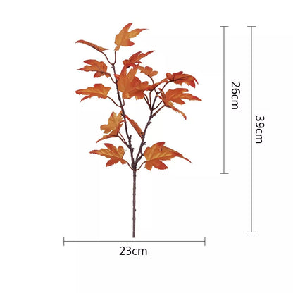 Artificial Maple Leaf Garland – Autumn Harvest & Thanksgiving Décor