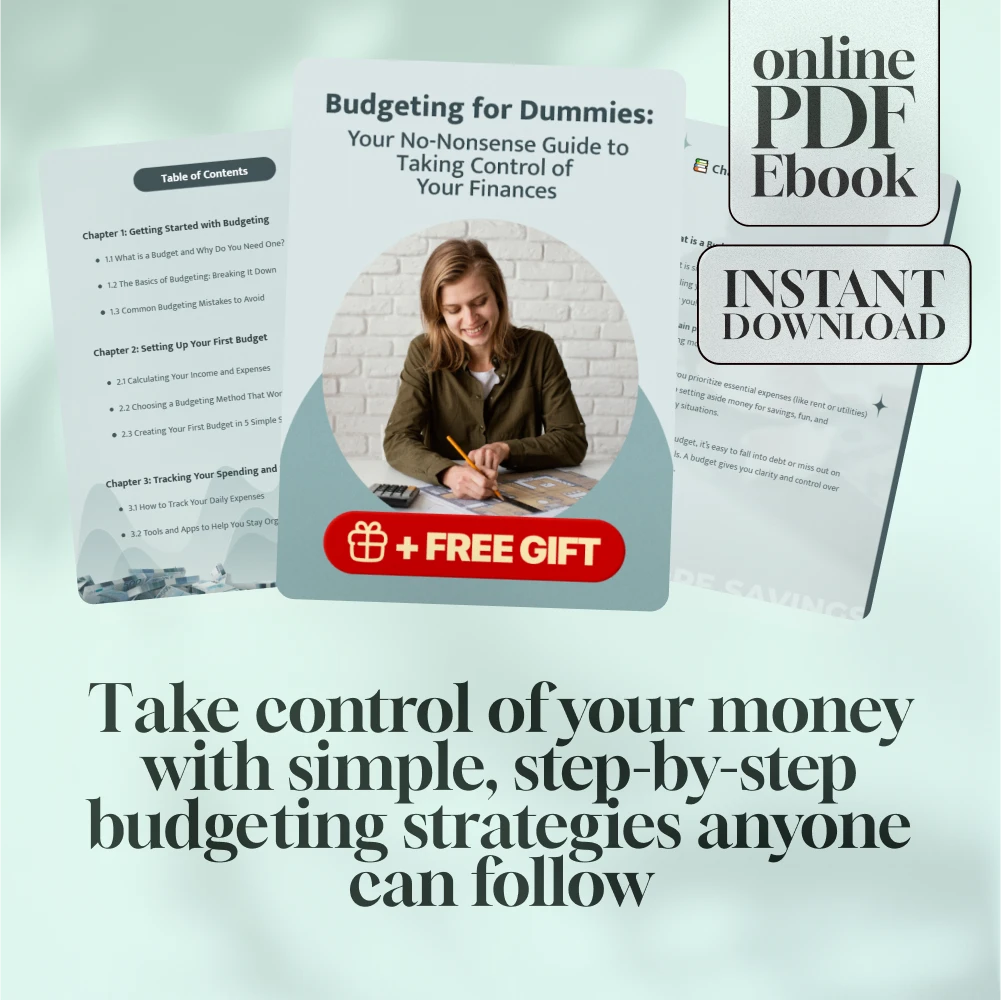 Budgeting for Dummies: Your No-Nonsense Guide to Taking Control of Your Finances | How to Budget for Dummies eBook | Digital Budget Guide Download