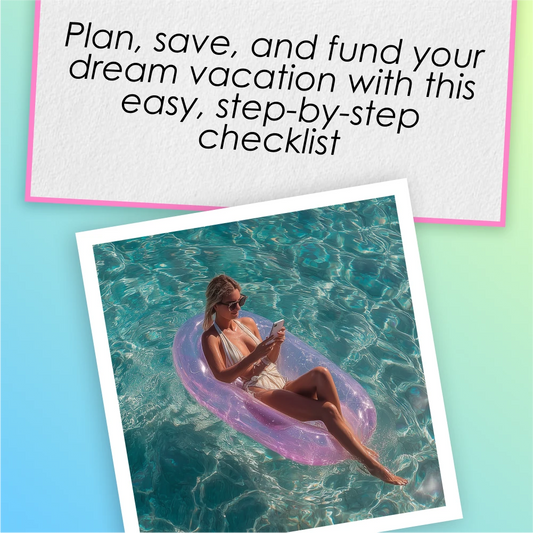 The “Escape Fund” Checklist: Your Roadmap to a Dream Vacation | Vacation Savings Plan | Printable Saving for Vacation Checklist | Budget & Trip Planning Guide