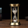 Elegant Vintage Metal Hourglass Timer - DSARD