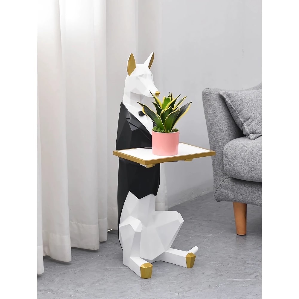 Nordic Luxury Geometric Dog Statues - DSARD