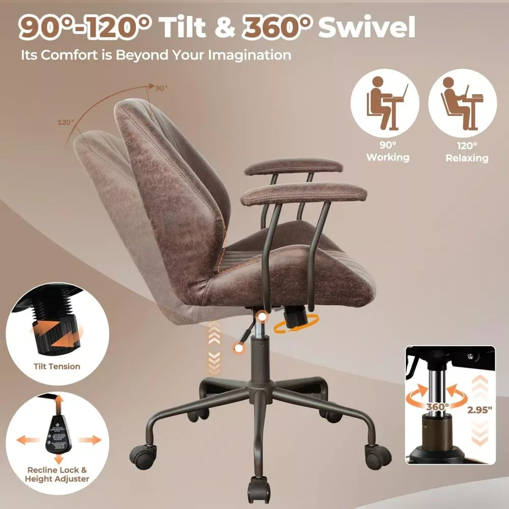Ergonomic Mid-Century Modern Office Chair - DSARD