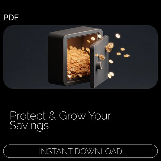 Shield Your Savings: Smart Strategies to Outpace Inflation – Financial Security Guide | Protect Your Money | How to Protect Savings from Inflation Effects | Digital Download