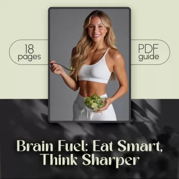 Brain Fuel: Eat Smart, Think Sharper – Food Good for Brain Guide, Brain Nutrition Checklist, Cognitive Boost eBook, Digital Download PDF