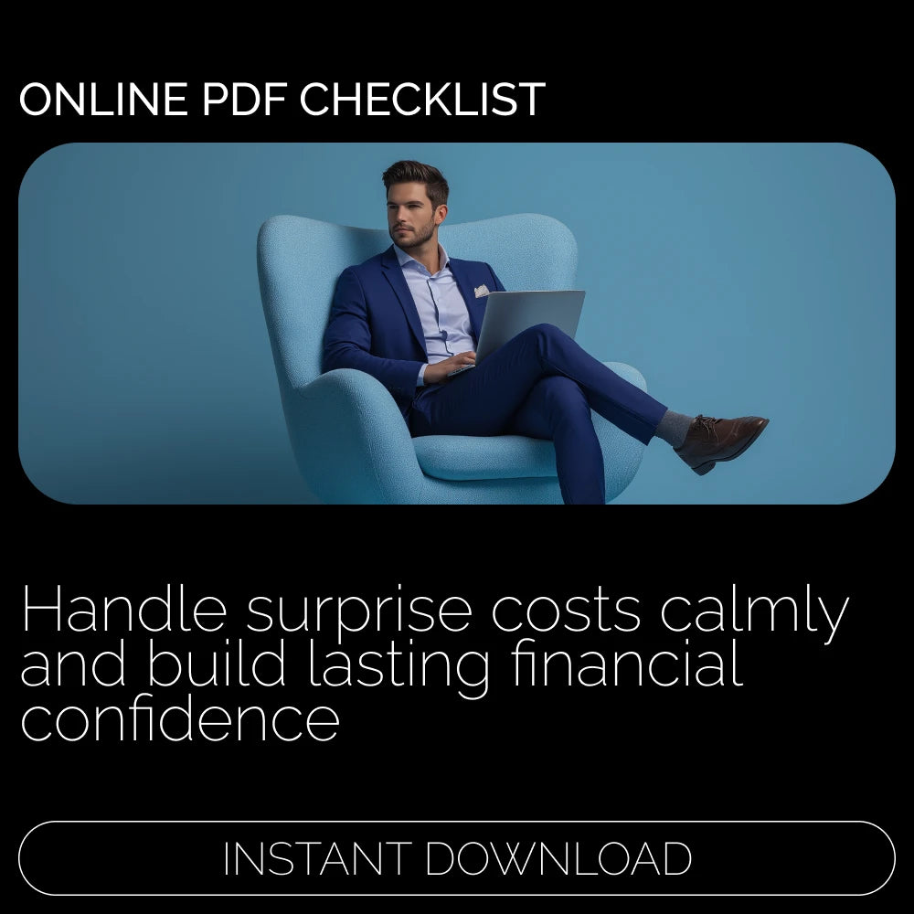 The Financial Resilience Checklist: Mastering Unexpected Expenses Like a Pro | Printable PDF | Budgeting Template | Emergency Fund & Savings Planner | How to Handle Unexpected Expenses