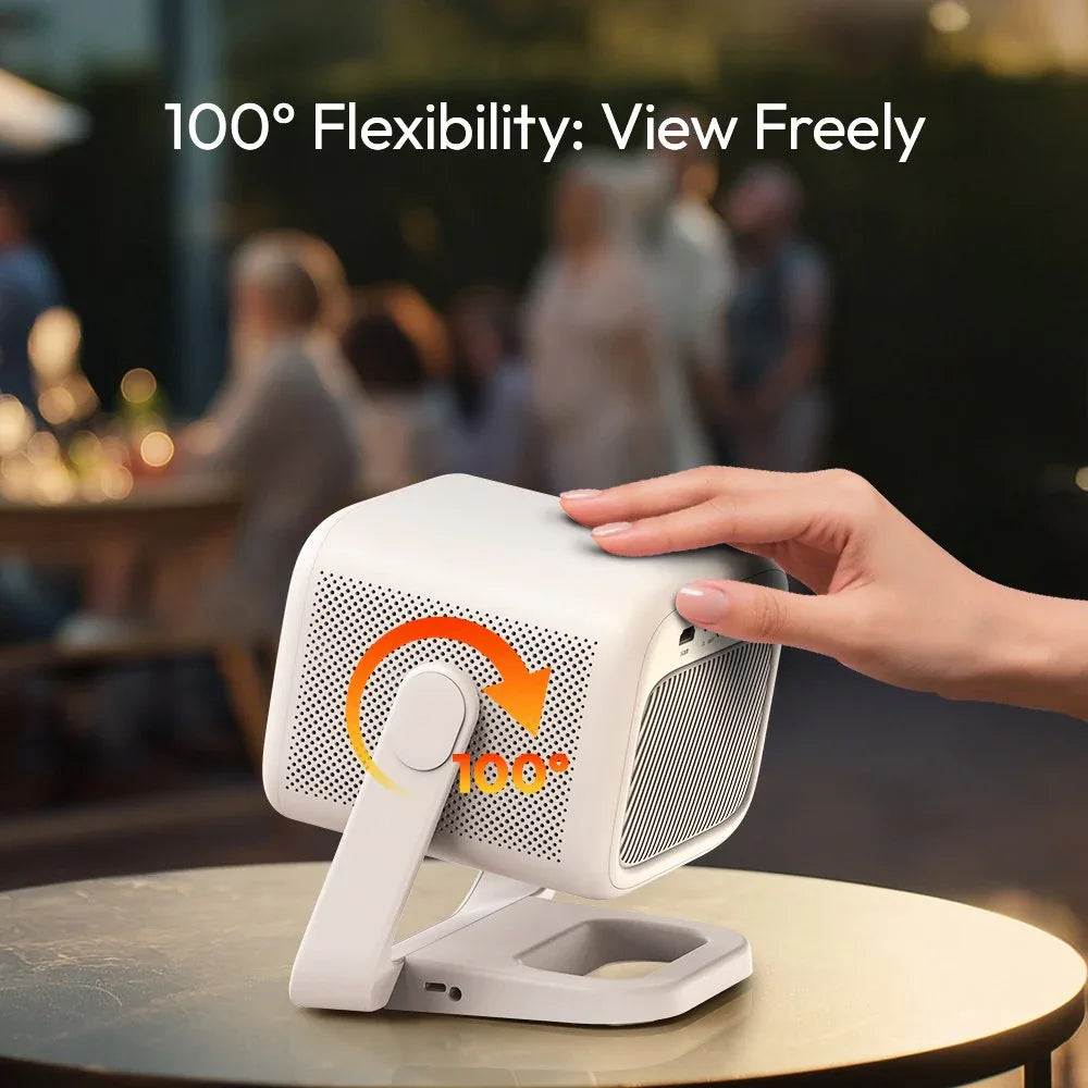 700 ANSI Portable Projector with 3-Hour Battery & 360° Gimbal - DSARD