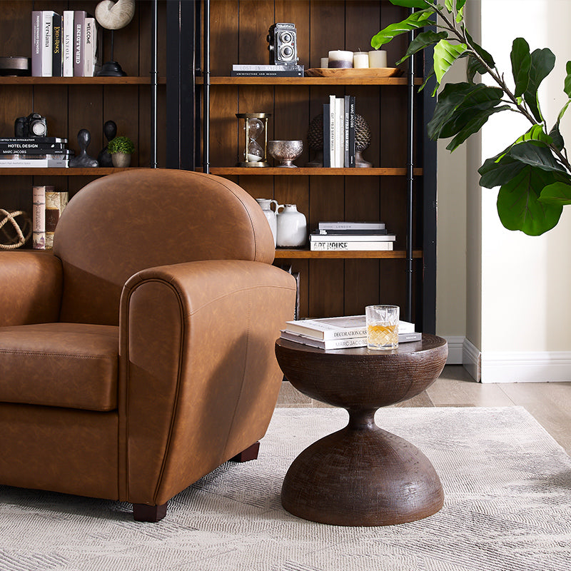 DSARD Wabi-Sabi Style Vintage Hourglass Side Table