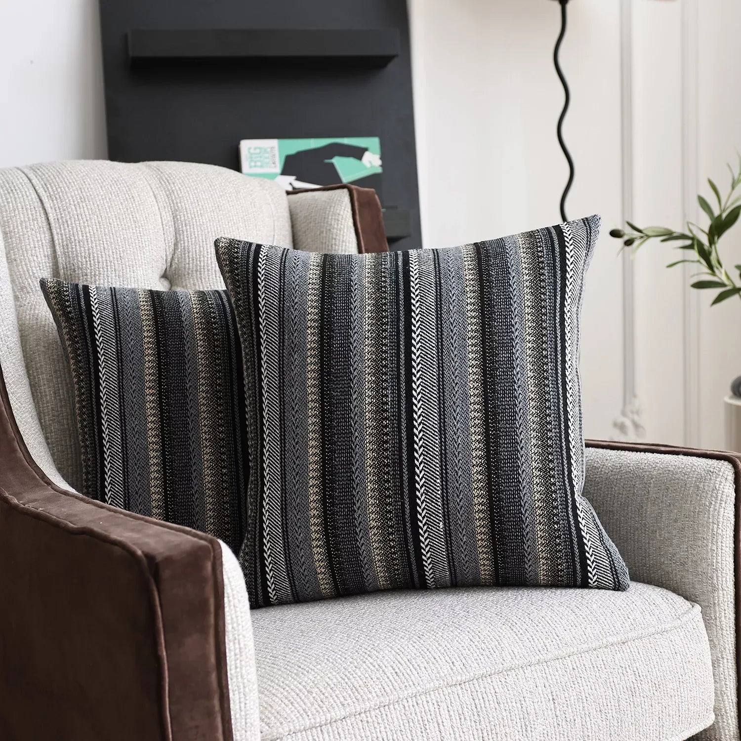 Bohemian Striped Woven Pillow Cover – Stylish Home Decor - DSARD