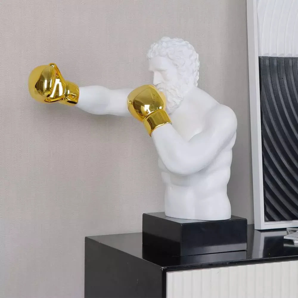 Abstract Boxer Figurine Sculpture - DSARD