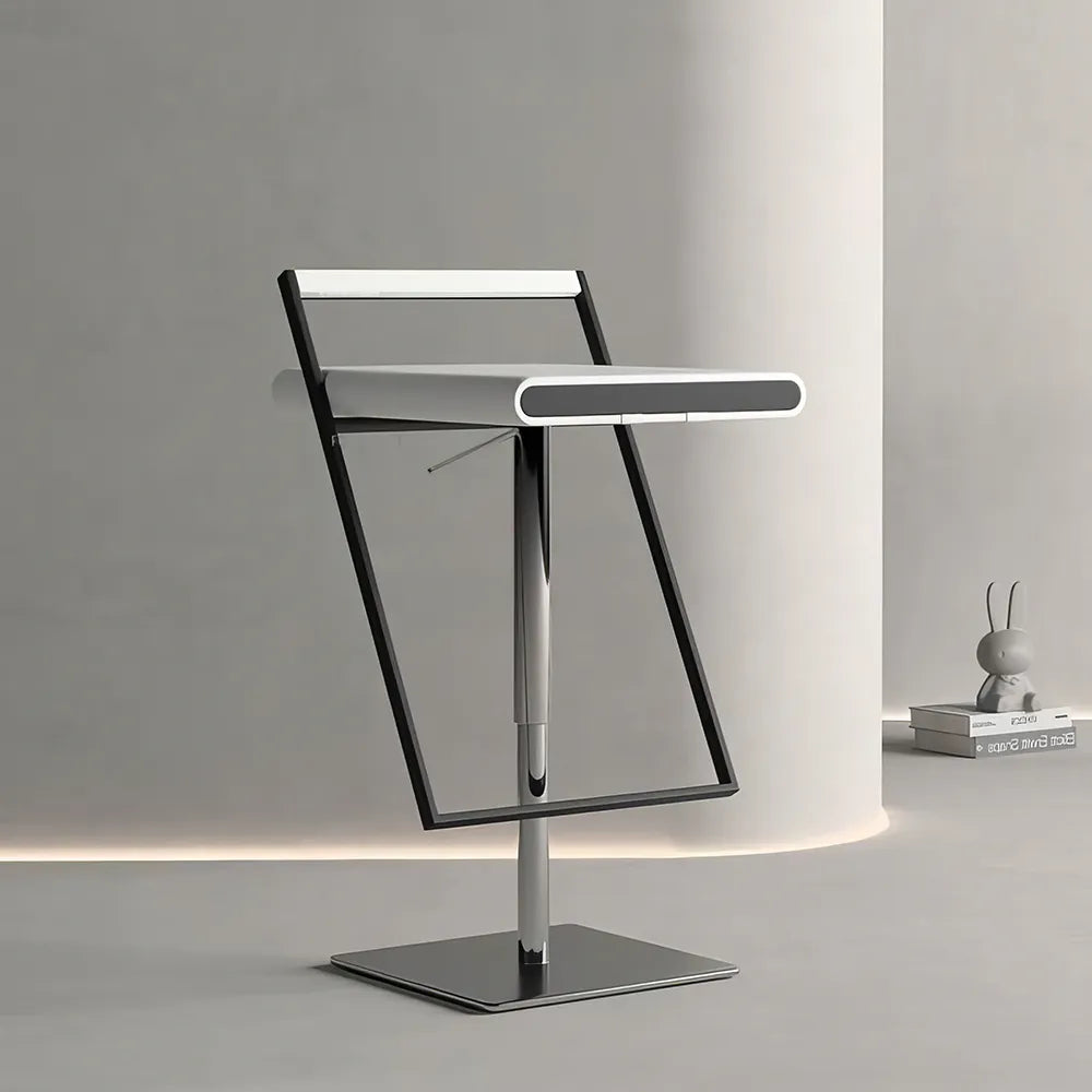 Luxury Minimalist Modern Adjustable Bar Stool with Backrest - DSARD
