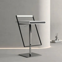 Luxury Minimalist Modern Adjustable Bar Stool with Backrest - DSARD